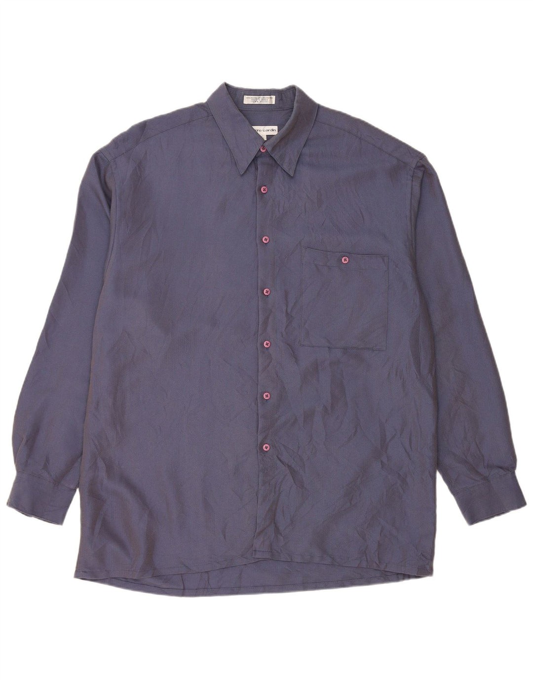 Pierre Cardin Herrenhemd, groß, blau, geometrisch, Viskose