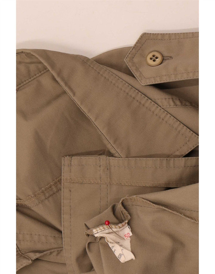 Vintage Herren Militär-Utility-Jacke UK 38 Medium Beige