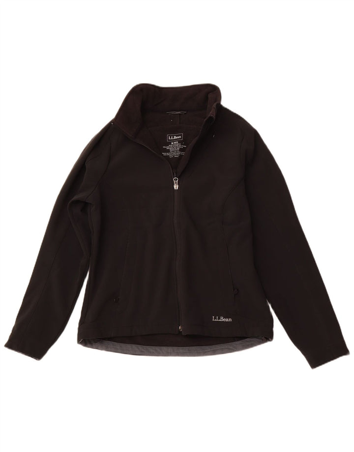 L.L.BEAN Damen Windjacke UK 14 Medium Schwarz Polyester
