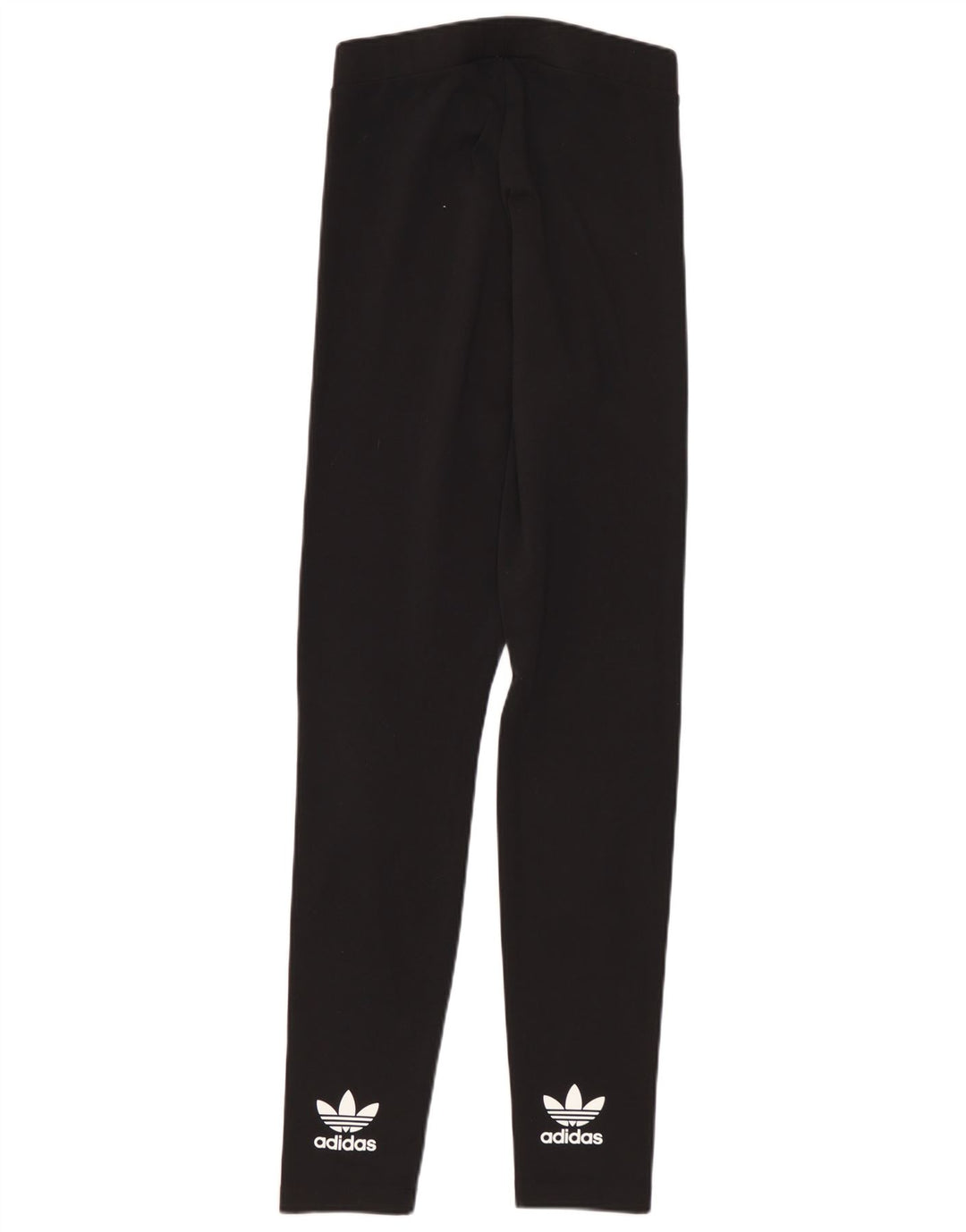 Adidas Damen Graphic Leggings UK 8 Small Schwarz Polyester