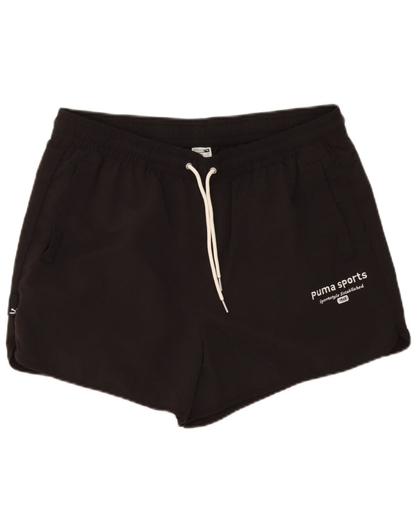 Puma Herren Sport Shorts Large Schwarz Nylon