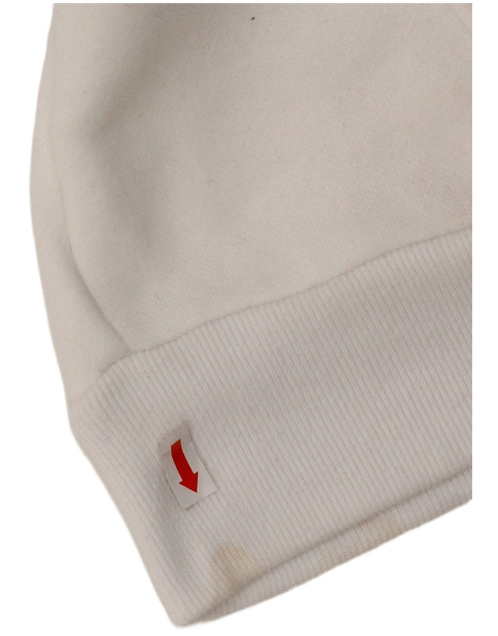 HOLLISTER Herren-Kapuzenpullover, groß, aus weißer Baumwolle