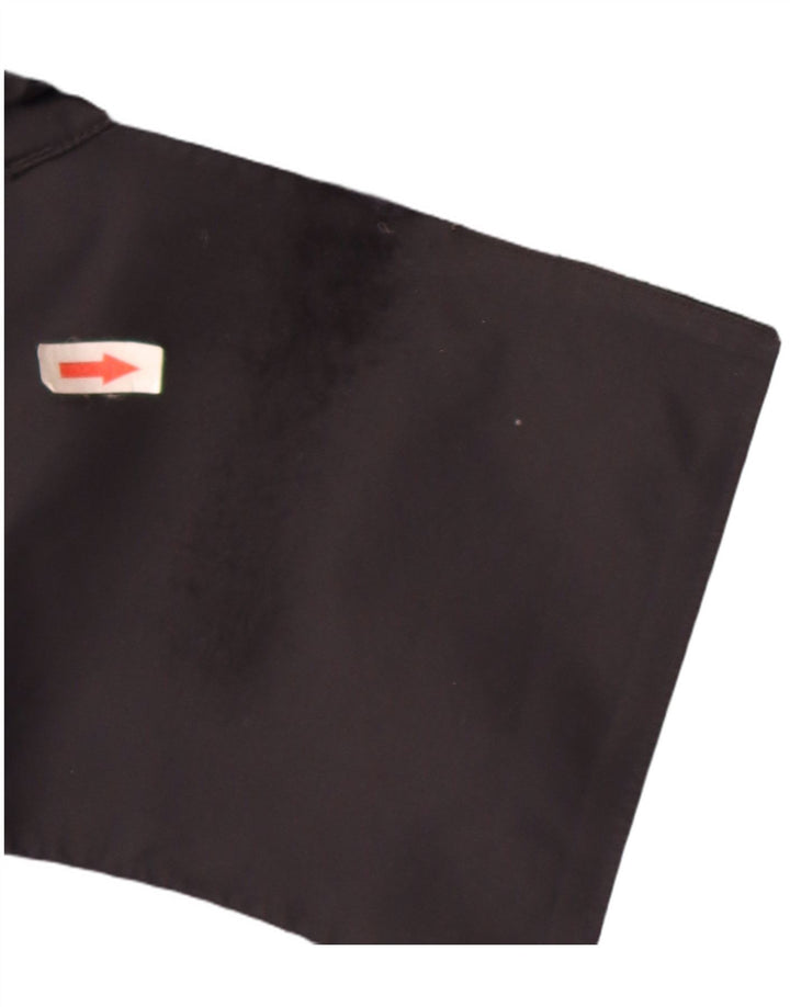 Jack Wolfskin Herren Regenjacke UK 36/38 Mittelgraues Colourblock-Polyamid