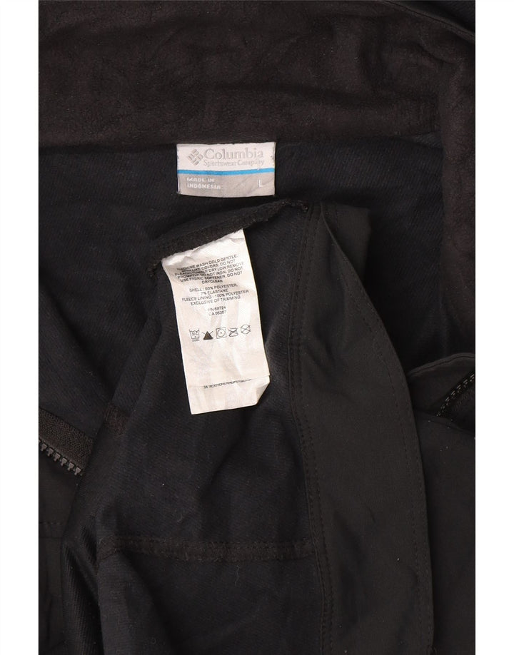 Columbia Damen-Trainingsanzug mit Kapuze, Top-Jacke, UK 14, Größe L, Schwarz, Polyester