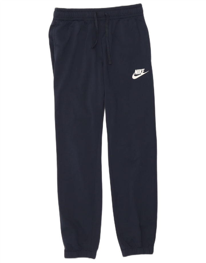 NIKE Herren-Trainingshose, Jogginghose, klein, marineblau, Polyester