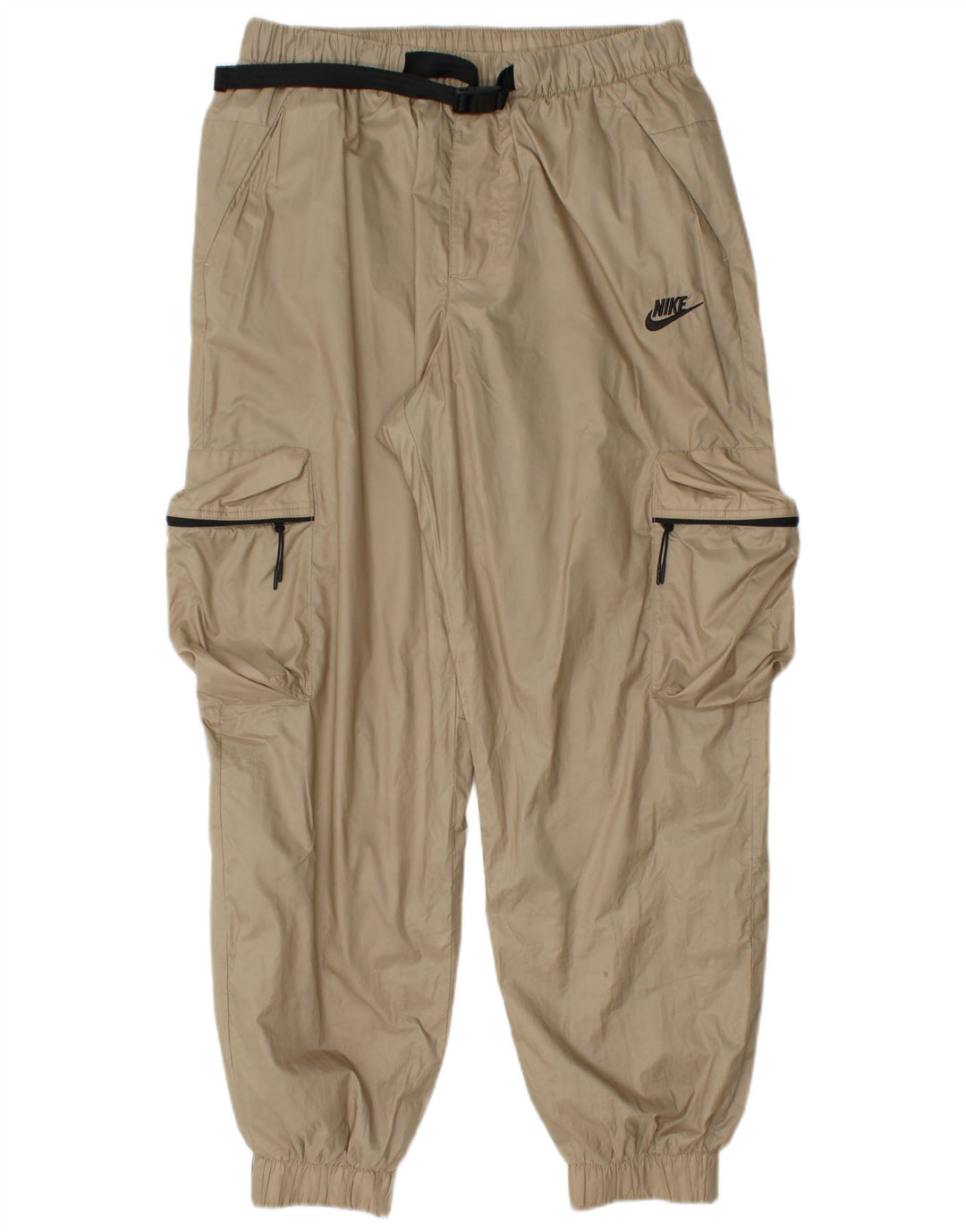 Nike Herren Cargo-Trainingshose, Jogginghose, mittelbeigefarbenes Polyester