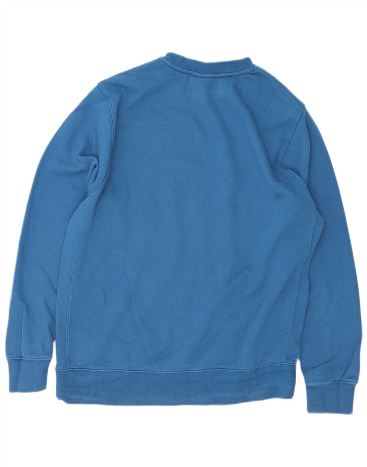 Nike Herren-Sweatshirt-Pullover, große blaue Baumwolle