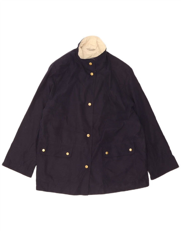 Marks & Spencer Damen Utility-Jacke UK 20 2XL Marineblau Polyester