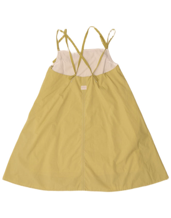 G-Star Ärmelloses Zeltkleid für Damen, UK 10, Größe S, Gelb, Baumwolle
