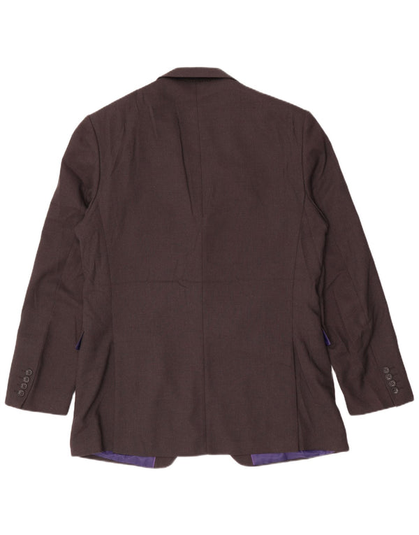 Marks & Spencer Herren-Blazer mit 2 Knöpfen, Gr. 42, Größe L, Grau, Polyester