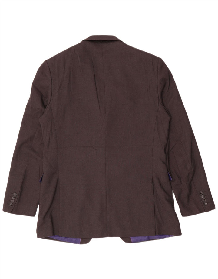 Marks & Spencer Herren-Blazer mit 2 Knöpfen, Gr. 42, Größe L, Grau, Polyester