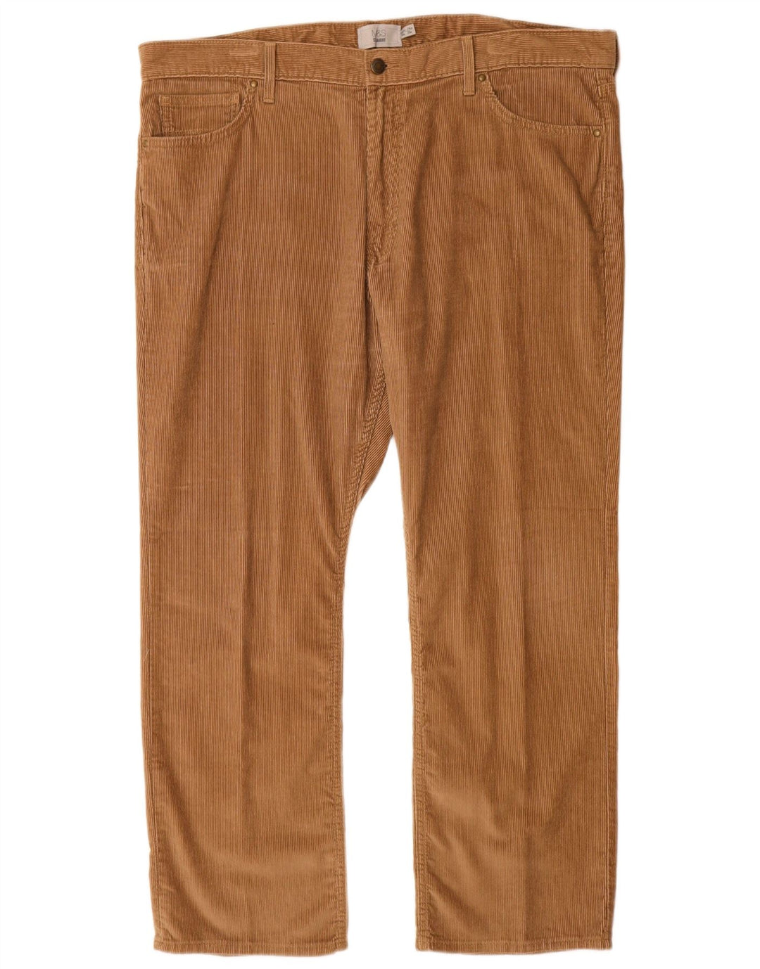 Marks & SPENCER Gerade Herren-Cordhose, W40, L29, Beige, Baumwolle