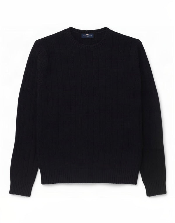 Marks & Spencer Herren Blue Harbor Rundhalspullover Pullover Small Navy