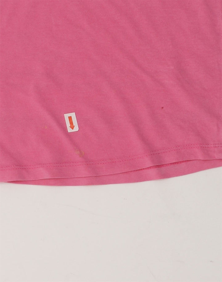 DIADORA Girls Vest Top 7-8 Years Small Pink Cotton | Vintage Diadora | Thrift | Second-Hand Diadora | Used Clothing | Messina Hembry 