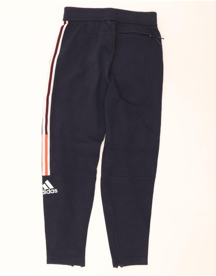 Adidas Herren-Trainingshose, klein, marineblau, Polyester