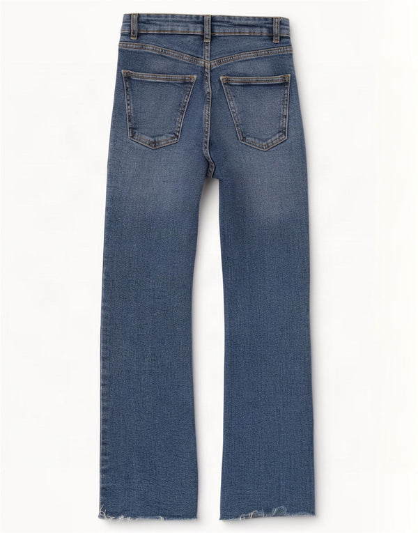 Zara Damen Schlagjeans EU 32 2XS W22 L25 Blau
