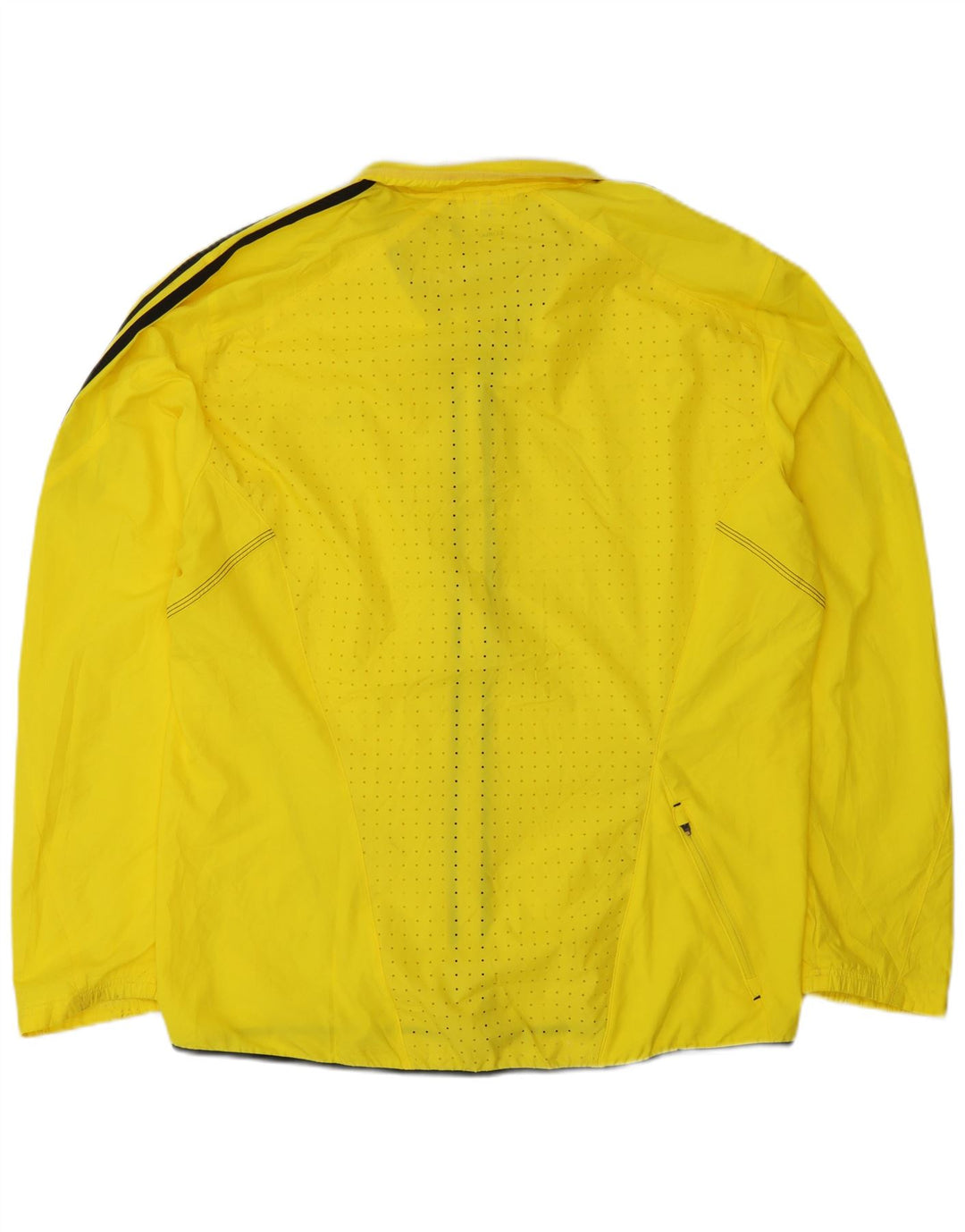 Adidas Herren Clima Proof Regenjacke UK 40 Large Gelb Polyester