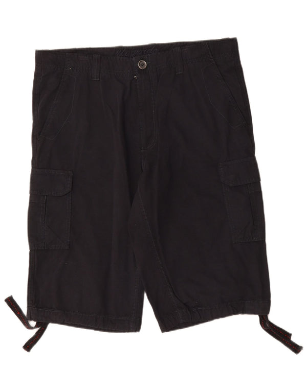 Vintage Herren Cargo Shorts IT 52 XL W38 Marineblaue Baumwolle