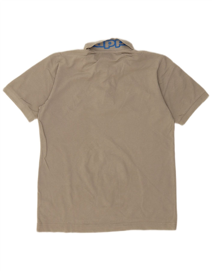 KAPPA Herren Poloshirt mit Grafik, Medium Khaki