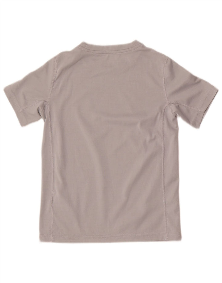 Nike Dri Fit Standard Grafik-T-Shirt für Jungen, 8–9 Jahre, Größe S, Grau