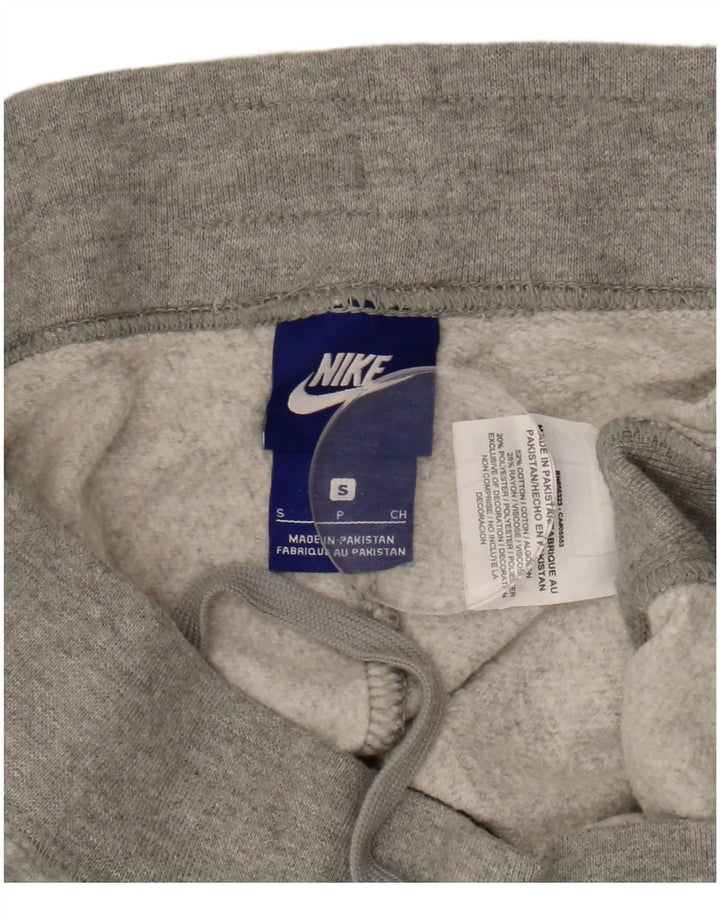 NIKE Damen-Trainingshose, Jogginghose, UK 10, Größe S, Grau, Baumwolle
