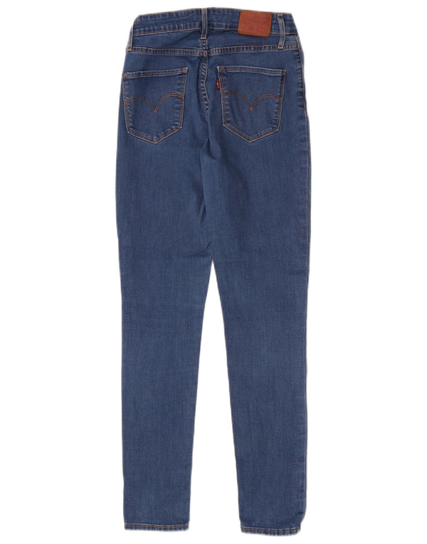 Levi's Damen 721 High Rise Skinny Jeans W28 L29 Blue Cotton Classic