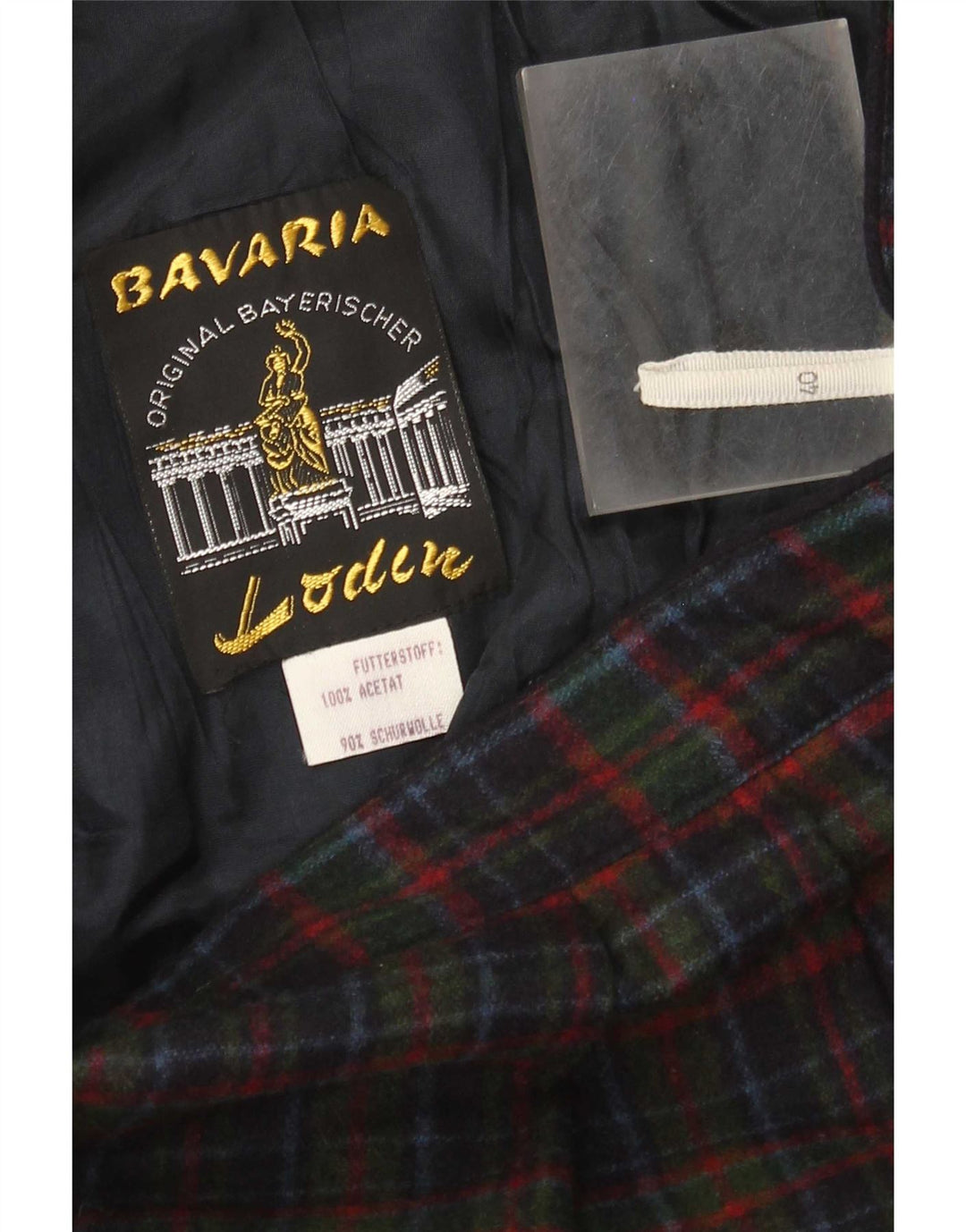 Bavaria Damen Loden A-Linie Rock EU 40 Medium W28 Mehrfarbig kariert