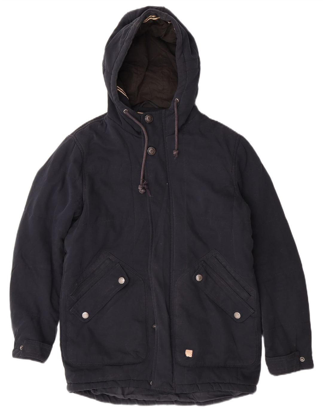 Jack & Jones Herren-Windbreakerjacke mit Kapuze, UK 36, Größe S, Marineblau, Polyester