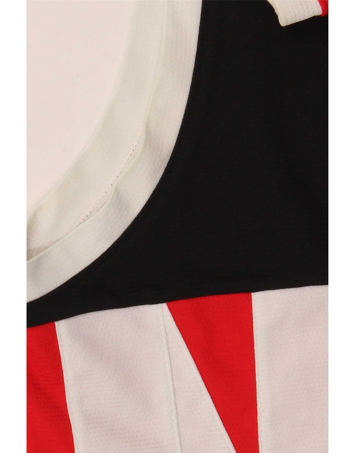Nike Herren Dri Fit Grafik-Trägershirt, Größe L, Schwarz, Farbblock