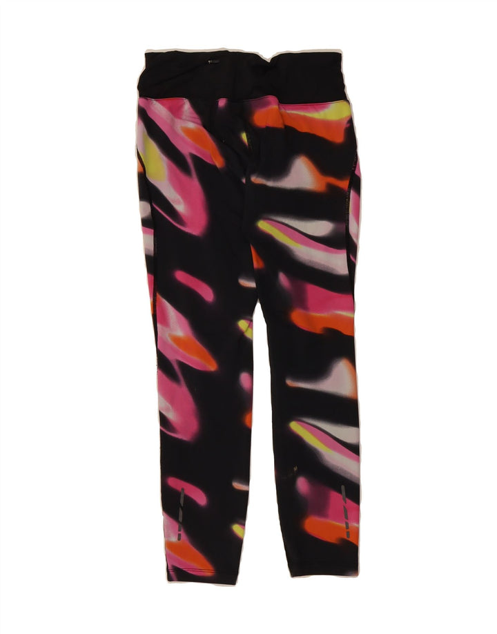 ASICS Womens Leggings UK 8 Small  Multicoloured Tie Dye Polyamide Vintage Asics and Second-Hand Asics from Messina Hembry 