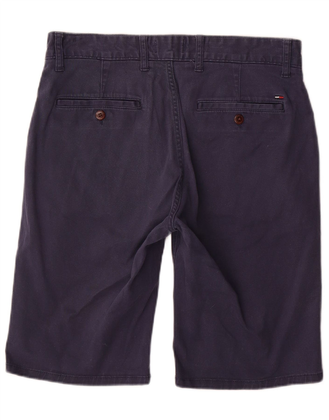 TOMMY HILFIGER Herren Chino Shorts W31 Mittelmarineblaue Baumwolle