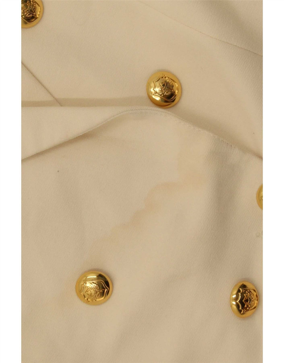 Zweireihiger Blazer für Damen von Zara, Gr. 14, XL, gebrochenes Weiß, Polyester