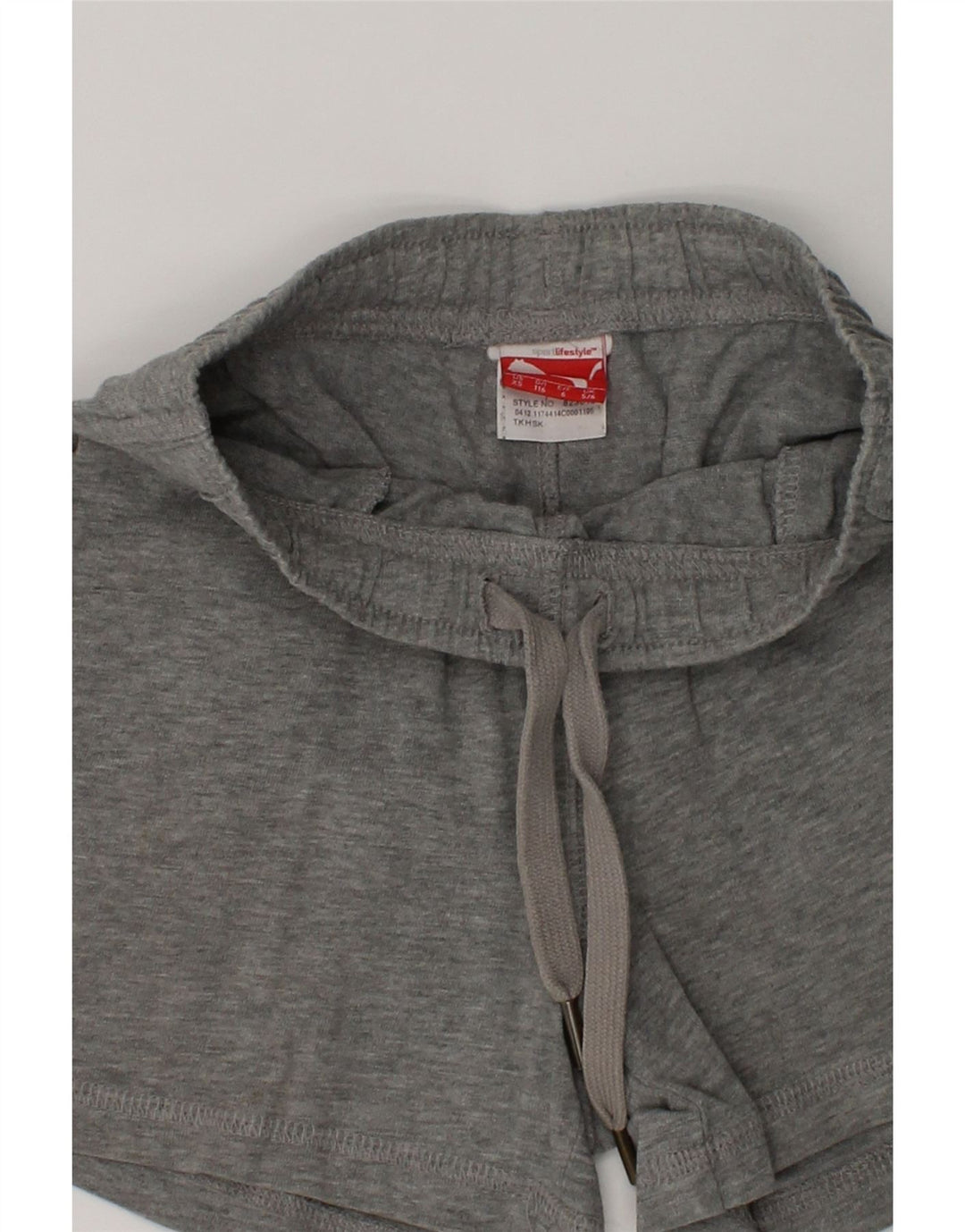 PUMA Girls Graphic Sport Shorts 5-6 Years Grey Cotton | Vintage Puma | Thrift | Second-Hand Puma | Used Clothing | Messina Hembry 