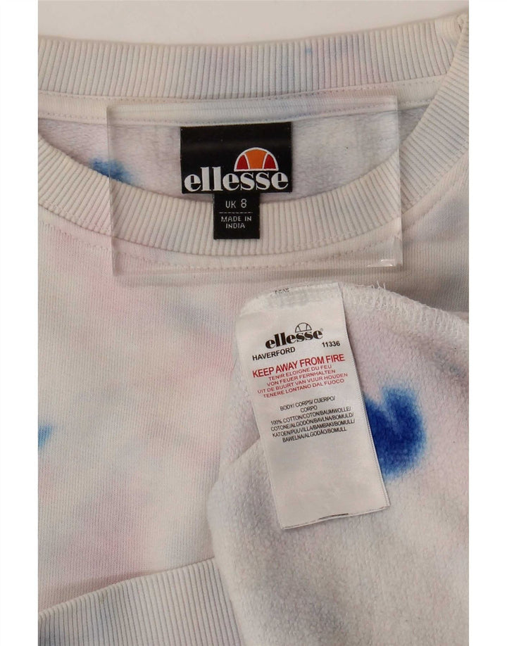 Ellesse Damen-Sweatshirt in Übergröße, Gr. 8, mehrfarbig, Batikfärbung
