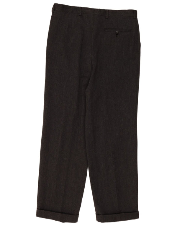 Cacharel Mens Pegged Suit Hose IT 50 Large W34 L31 Grau