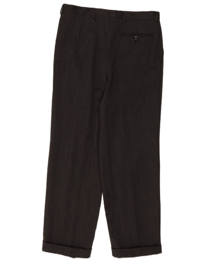 Cacharel Mens Pegged Suit Hose IT 50 Large W34 L31 Grau