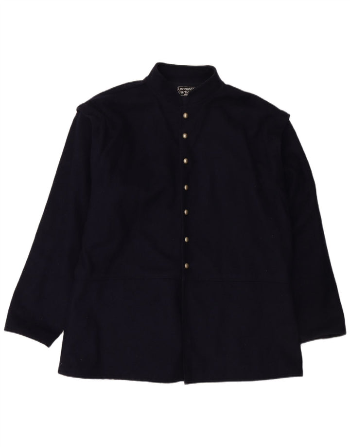 LEONARDO CARBONE Herren Militärmantel UK 46 3XL Marineblau