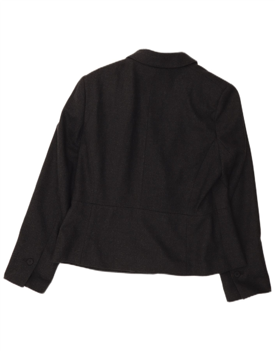 Laura Ashley Damen-Blazer mit 1 Knopf, UK 18, XL, graue Wolle