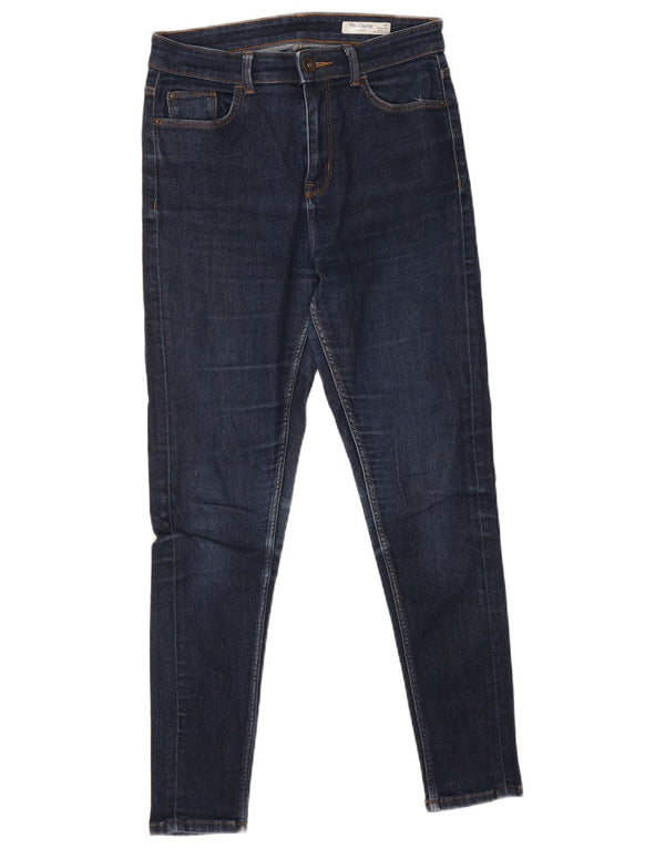 Marks & Spencer Damen Skinny Jeans UK 10 Small W28 L27 Marineblau