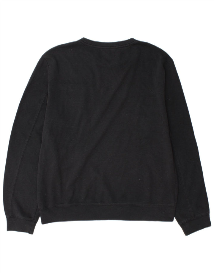 Zara Herren Grafik-Sweatshirt-Pullover Mittelschwarzes Polyester