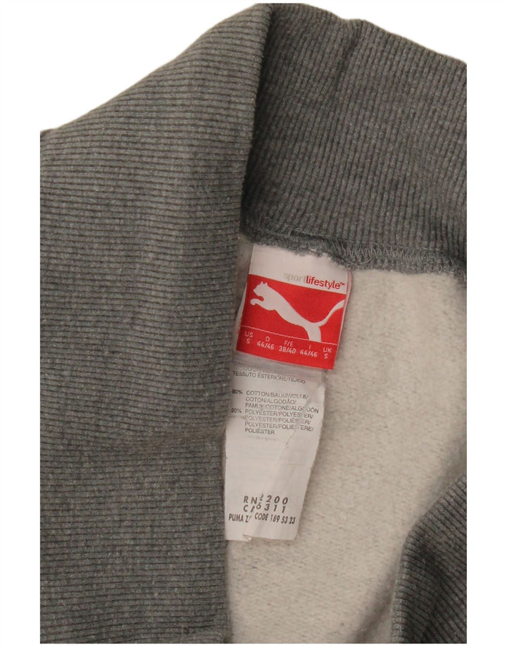 Puma Herren-Trainingsanzug mit Grafik, Jogginghose, Größe S, Grau, Baumwolle