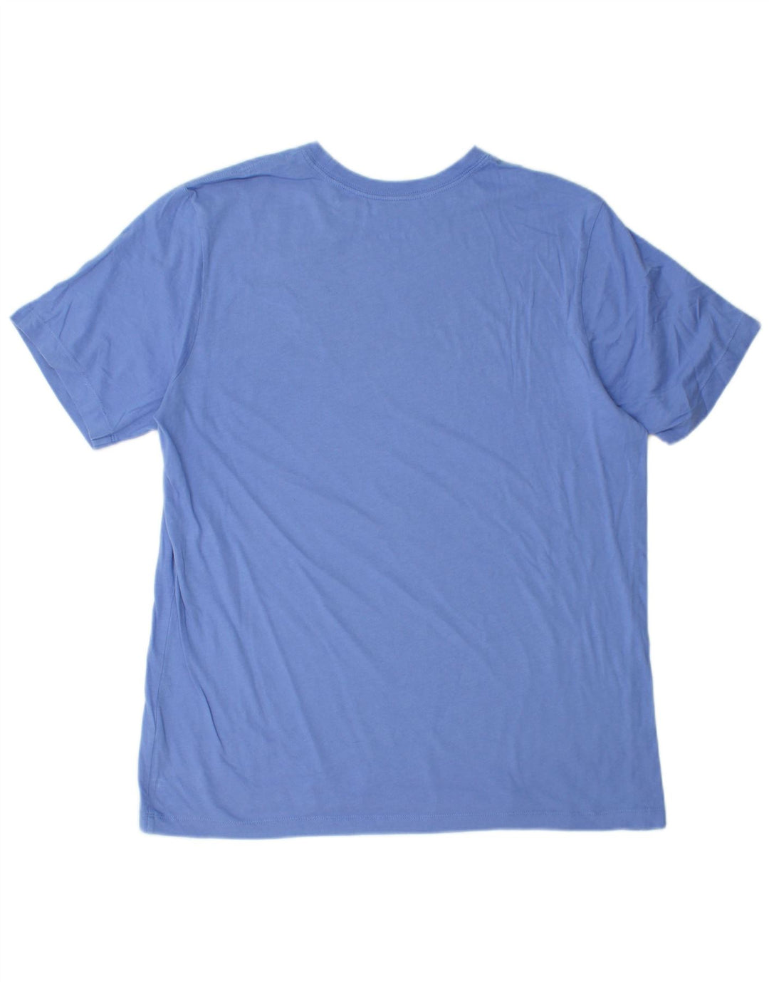 Nike Herren T-Shirt Top Large Blau Baumwolle