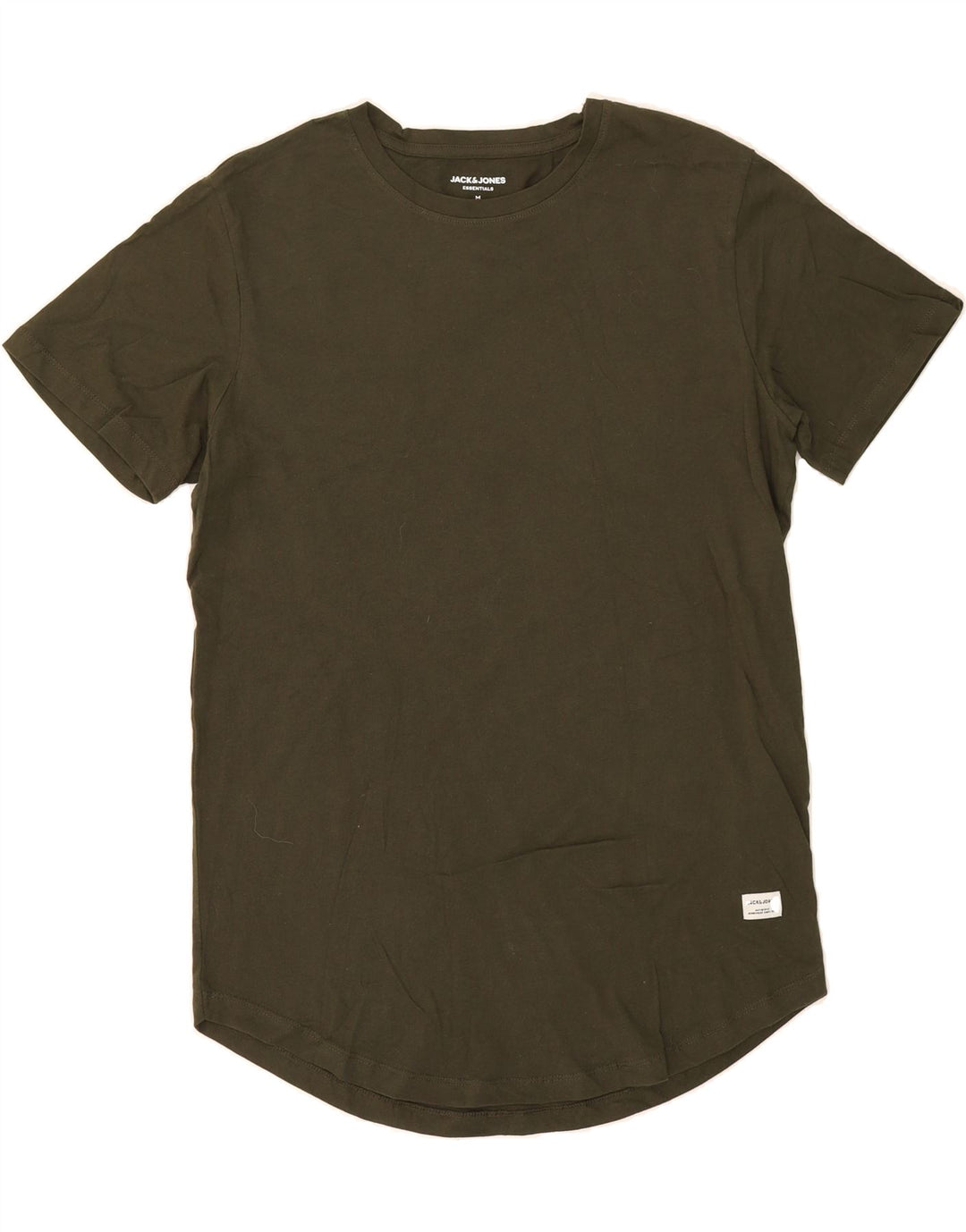 JACK & JONES Mens T-Shirt Top Medium Green Cotton Vintage Jack & Jones and Second-Hand Jack & Jones from Messina Hembry 