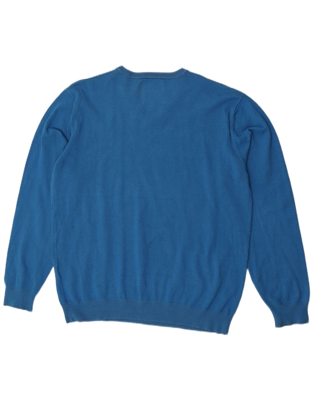 Jack & Jones Herren-Pullover mit V-Ausschnitt, 2XL, blaues Acryl