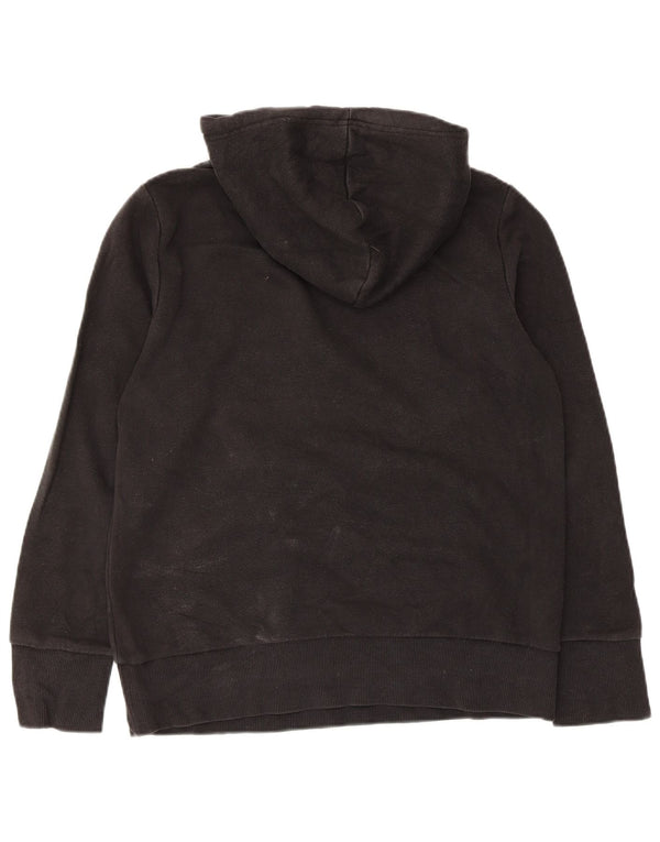 Adidas Damen Graphic Hoodie Pullover UK 12/14 Medium Schwarz