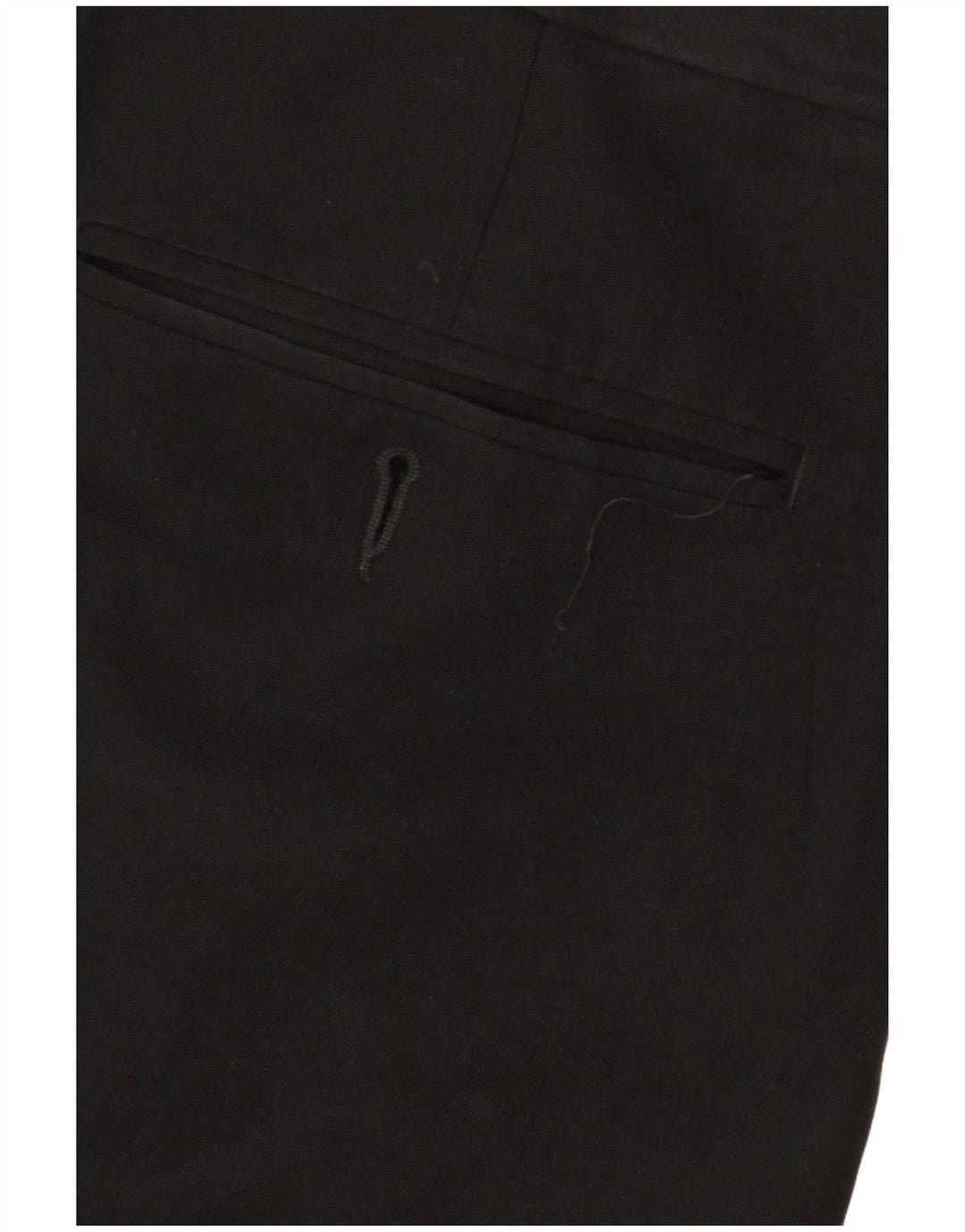 Marks & Spencer Herren Pegged Anzughose W36 L31 Schwarz Polyester