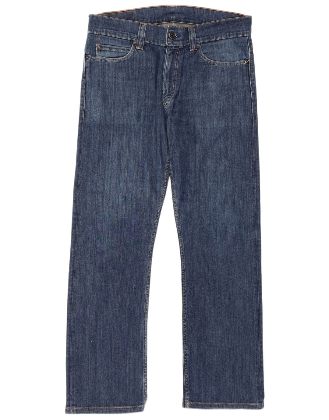 Levi's Herren 506 Straight Jeans W34 L34 Blaue Baumwolle