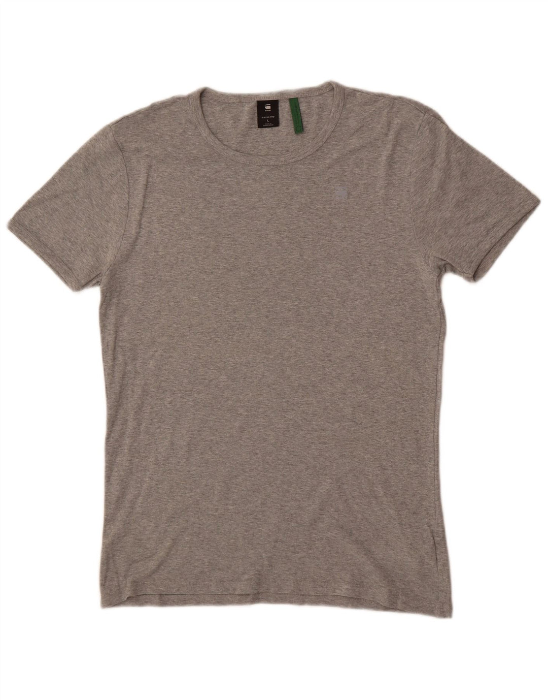 G-Star Herren T-Shirt-Oberteil, groß, grau gefleckte Baumwolle