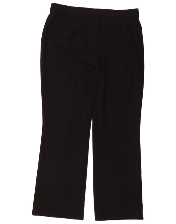 Marks & Spencer Damen Bootcut Freizeithose UK 18 XL W38 L31 Schwarz