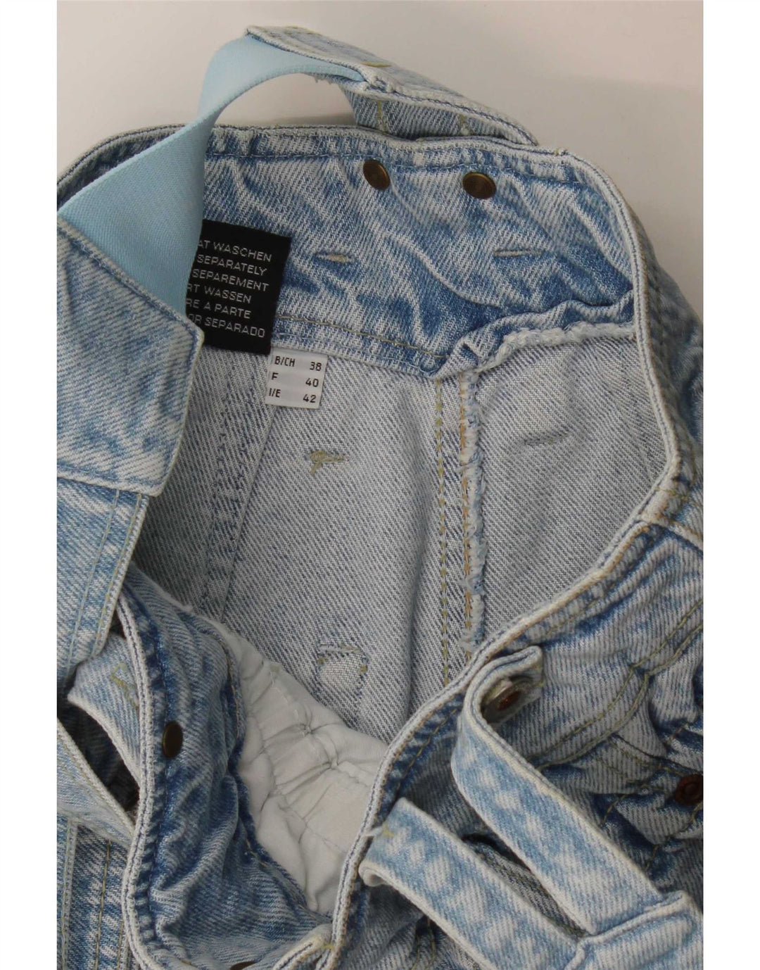 Paddock's Damen Latzhose Tapered Jeans IT 42 Mittelblau
